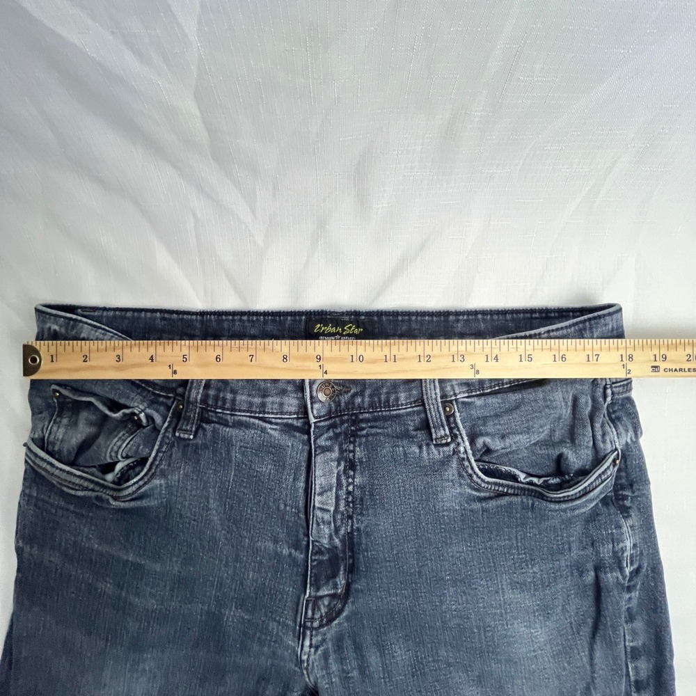 Urban Star Jeans Men 38x30 Blue Premium Apparel Straight Leg Stretch Denim - Picture 11 of 14